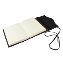 Papuro Milano Medium Refillable Journal - Black with Plain Pages - Picture 1