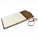 Papuro Milano Medium Refillable Journal - Chocolate with Plain Pages - Picture 1