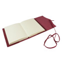 Papuro Milano Medium Refillable Journal - Red with Ruled Pages - Picture 1