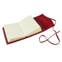 Papuro Milano Small Refillable Journal - Red with Ruled Pages - Picture 1