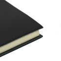 Papuro Torcello Leather Condolence Book - Black - Picture 2