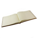 Papuro Large Toscana Visitors Book - Brown - Picture 1