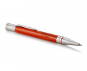 Parker Duofold Classic Ballpoint Pen - Big Red Vintage Chrome Trim - Picture 1