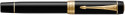 Parker Duofold Classic Fountain Pen - Centennial Black Gold Trim - Picture 1