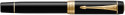 Parker Duofold Classic Fountain Pen - Centennial Black Gold Trim - Picture 1