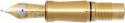 Parker Duofold Prestige Centennial Nib - Solid 18k Gold Bi-Tonal GT - Medium Reverse Oblique