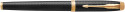 Parker IM Premium Rollerball Pen - Black Gold Trim - Picture 1