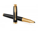 Parker IM Premium Rollerball Pen - Black Gold Trim - Picture 2