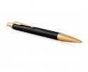 Parker IM Premium Ballpoint Pen - Black Gold Trim - Picture 1