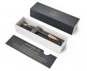 Parker IM Premium Ballpoint Pen - Black Gold Trim - Picture 2
