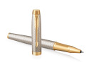 Parker IM Premium Rollerball Pen - Warm Silver & Gold - Picture 2