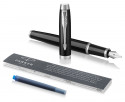 Parker IM Fountain Pen - Gloss Black Chrome Trim (Blister Packaging) - Picture 1
