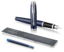 Parker IM Fountain Pen - Blue Lacquer Chrome Trim - Picture 2