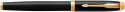 Parker IM Rollerball Pen - Gloss Black Gold Trim - Picture 1