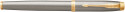 Parker IM Rollerball Pen - Brushed Metal Gold Trim - Picture 1