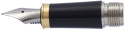 Parker IM Black Gold Trim Nib - Stainless Steel - Medium