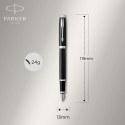 Parker IM fountain & Ballpoint Pen Gift Set - Gloss Black Chrome Trim - Picture 2