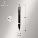 Parker IM fountain & Ballpoint Pen Gift Set - Gloss Black Chrome Trim - Picture 3