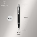 Parker IM fountain & Ballpoint Pen Gift Set - Gloss Black Chrome Trim - Picture 3