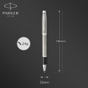 Parker IM Rollerball Pen - Brushed Metal Chrome Trim - Picture 4