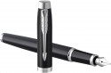 Parker IM Fountain Pen - Matte Black Chrome Trim - Picture 2