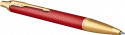 Parker IM Premium Ballpoint pen - Matte Red Gold Trim - Picture 1
