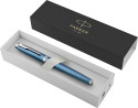 Parker IM Premium Rollerball Pen - Blue Grey Chrome Trim - Picture 3