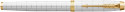Parker IM Premium Fountain Pen - Pearl White Gold Trim - Picture 1