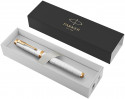Parker IM Premium Fountain Pen - Pearl White Gold Trim - Picture 3