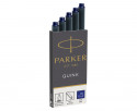 Parker Quink Ink Cartridges - Permanent Blue (Pack of 5)