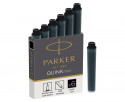 Parker Quink Mini Ink Cartridges - Black (Pack of 6)