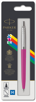 Parker Jotter Original Ballpoint Pen - Pink Chrome Trim - Picture 3