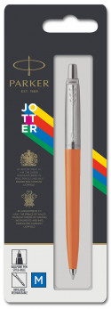 Parker Jotter Original Ballpoint Pen - Orange Chrome Trim - Picture 3