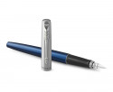 Parker Jotter Fountain Pen - Royal Blue Chrome Trim (Gift Boxed) - Picture 2