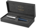 Parker 51 Ballpoint Pen - Midnight Blue Resin Chrome Trim - Picture 2