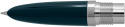 Parker 51 Teal Chrome Trim Nib - Stainless Steel - Medium
