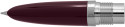 Parker 51 Burgundy  Chrome Trim Nib - Stainless Steel - Medium