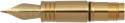 Parker Premier Gold Trim Nib - Solid 18K Gold - Fine