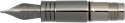 Parker Premier Ruthenium Trim Nib - Solid 18K Gold Ruthenium Plated - Medium