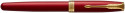 Parker Sonnet Rollerball Pen - Red Satin Gold Trim - Picture 1