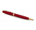 Parker Sonnet Ballpoint Pen - Red Satin Gold Trim - Picture 1