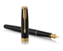 Parker Sonnet Fountain Pen - Black Lacquer Gold Trim - Picture 2