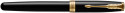Parker Sonnet Rollerball Pen - Black Lacquer Gold Trim - Picture 1