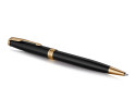Parker Sonnet Ballpoint Pen - Black Lacquer Gold Trim - Picture 1