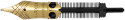 Parker Sonnet Nib - Solid 18K Gold - Medium Reverse Oblique