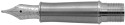 Parker Sonnet Nib - Metal & Chrome - Solid 18K Gold Rhodium Plated - Fine