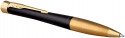 Parker Urban Ballpoint Pen - Matte Black Gold Trim - Picture 2