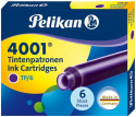 Pelikan 4001 Ink Cartridge - Violet (Pack of 6)