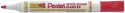 Pentel MW85 Whiteboard Marker - Bullet Tip - Red