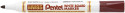 Pentel MW85 Whiteboard Marker - Bullet Tip - Brown